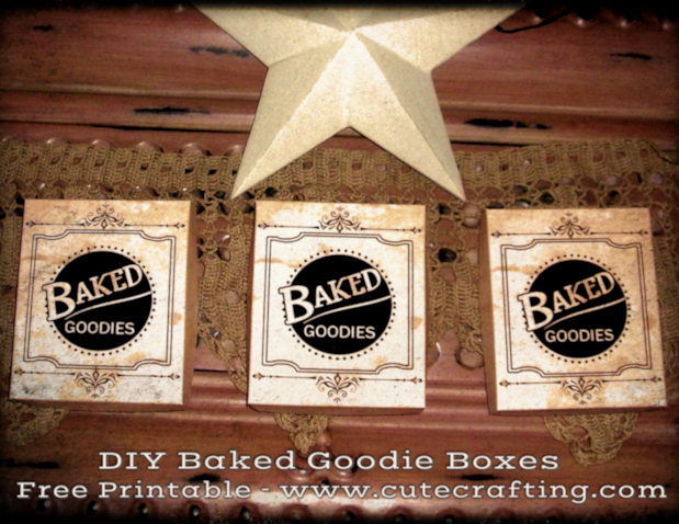 DIY Vintage Gift Box Printable