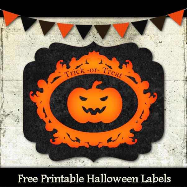 Free Trick or Treat Labels