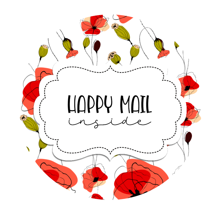 2inch-round-poppy-flowers-happy-mail-sticker