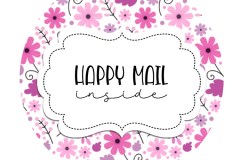2inch-purple-pink-flowers-happy-mail-sticker