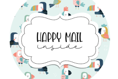 2inch-cute-parrot-happy-mail-sticker