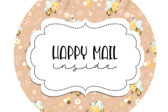 2inch-peach-bees-happy-mail-stickers