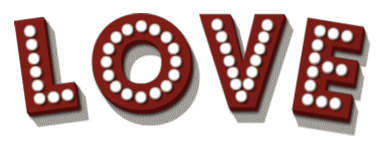animated 3D Love Marquee