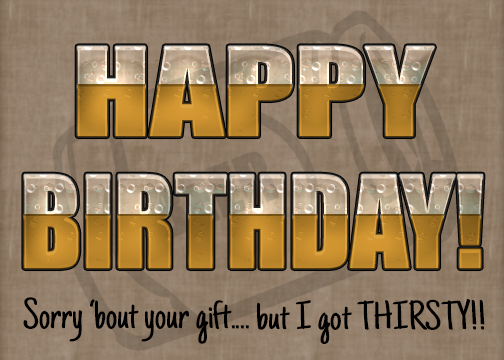 free birthday beer