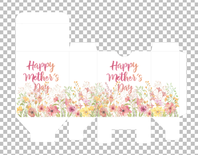 Happy Mother's Day Printable Gift Box
