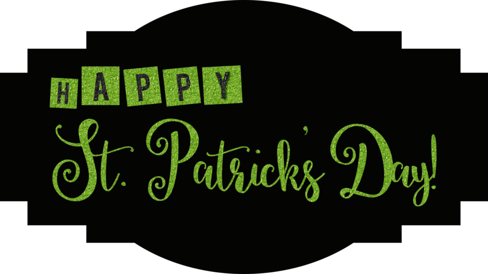 St. Patrick's Day Label Free