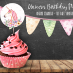 Unicorn Birthday Party Free Printables