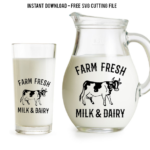 farm fresh milk svg