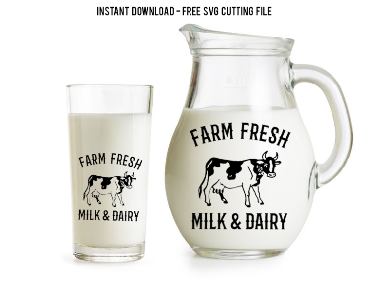 farm fresh milk svg