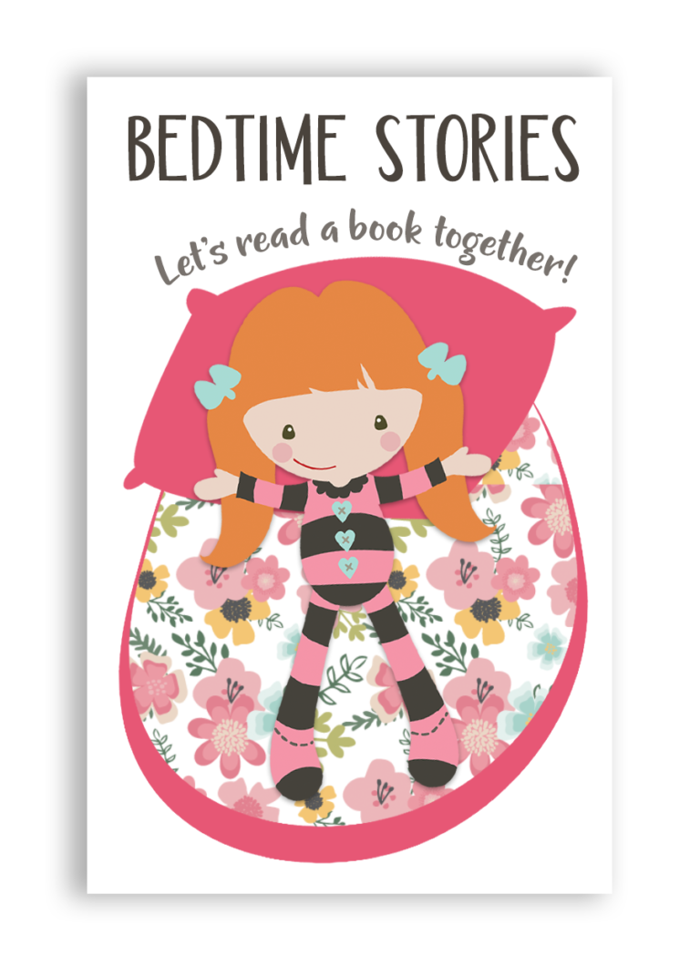 girls bedtime stories printable bookmarks