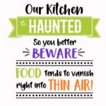 Haunted Kitchen SVG Cut File