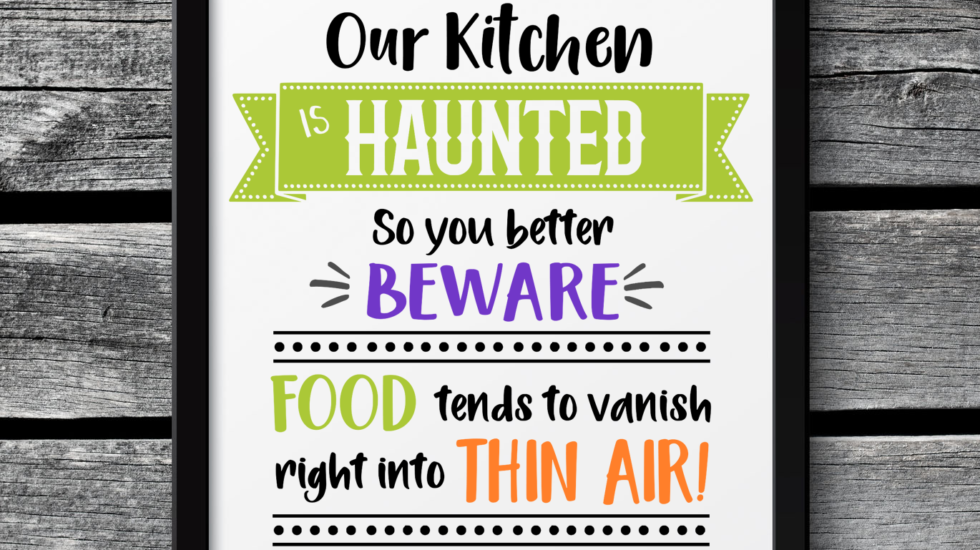 Haunted House Printable