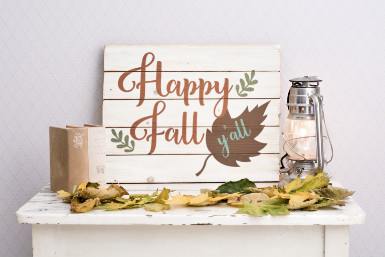 Happy Fall Y'all SVG Cut File Free Download