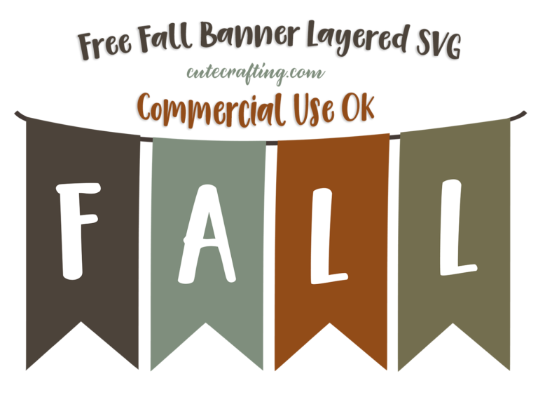 Layered SVG Fall Banner