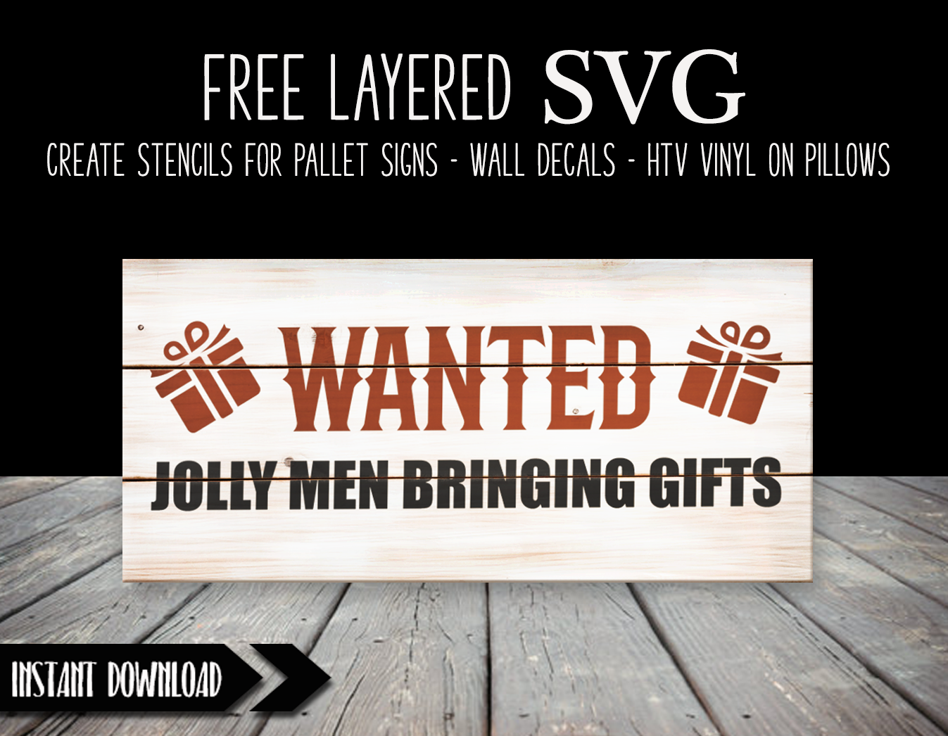 Free Christmas Sign SVG