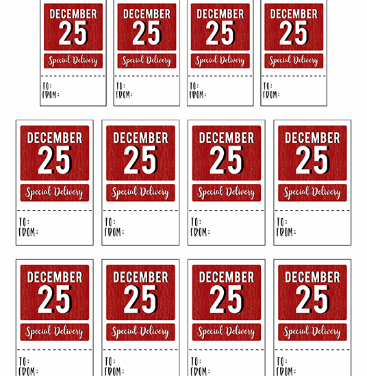 Christmas Gift Labels