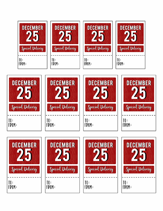 Christmas Gift Labels