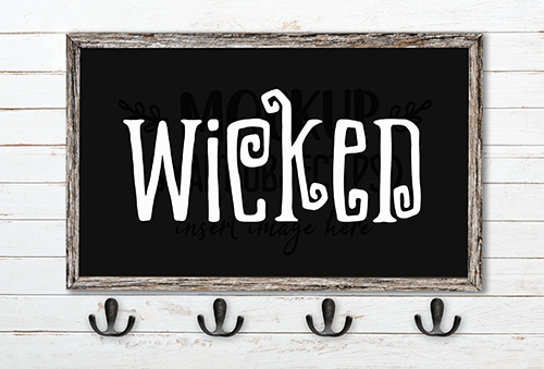 Wicked SVG Cut File