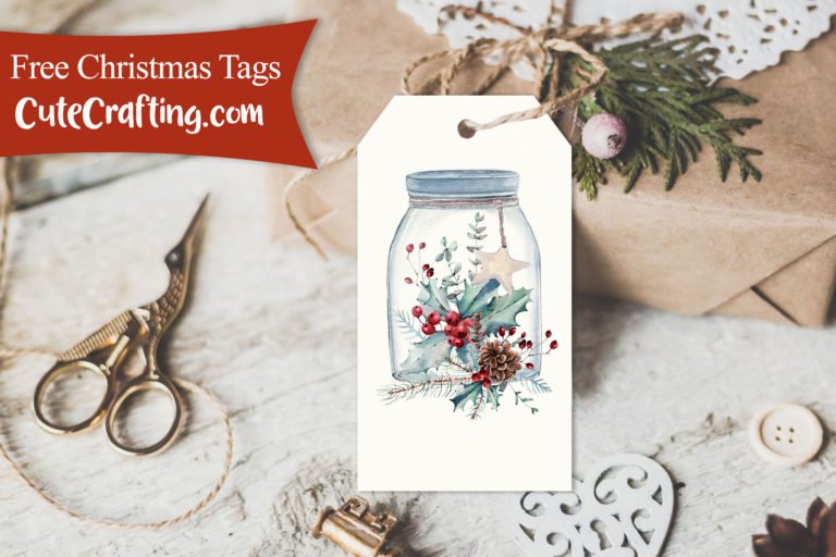 free christmas arrangement tags