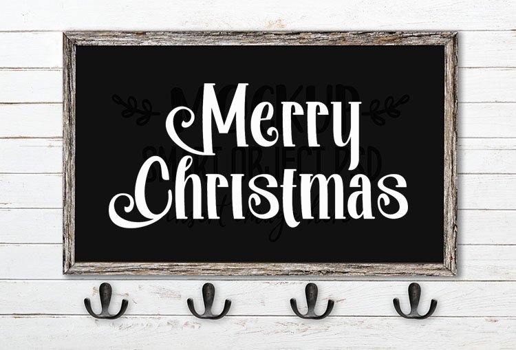 merry christmas svg word art afatar