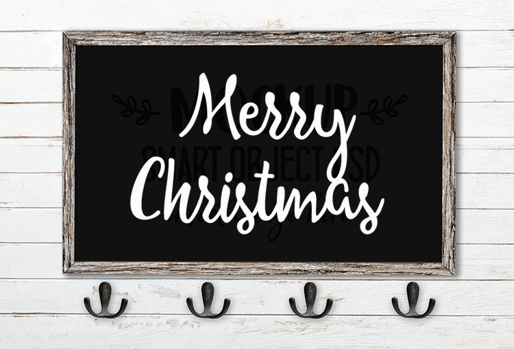 merry chrismtas svg word art allessa script