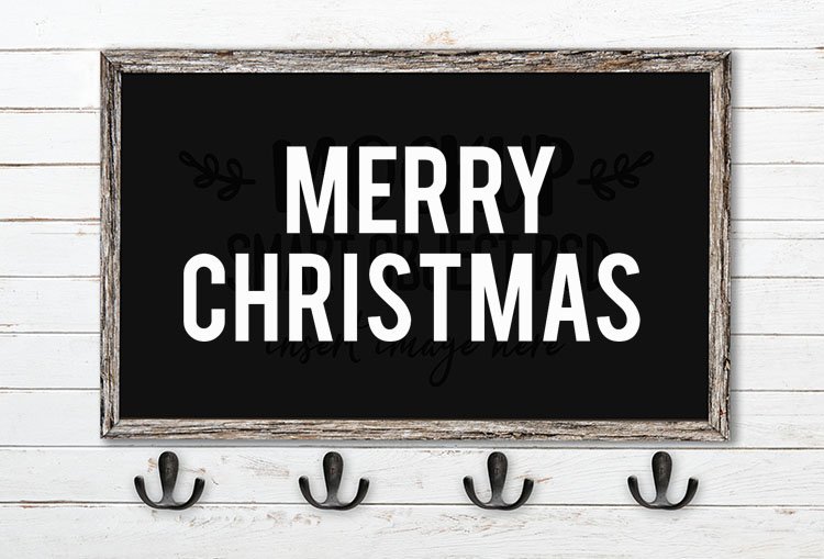 merry christmas svg word art bebas