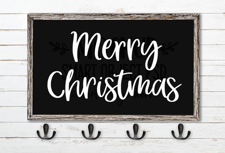merry christmas svg word art hey girl