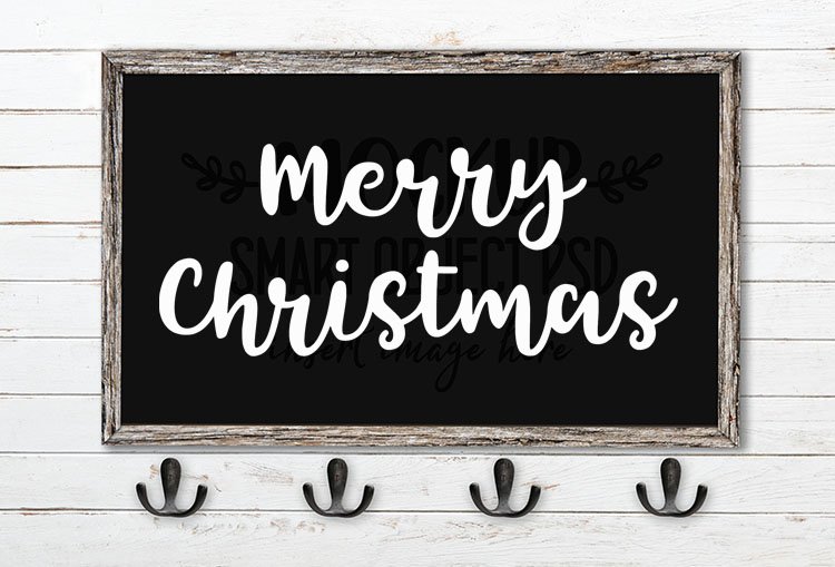 merry christmas svg word art tingler script
