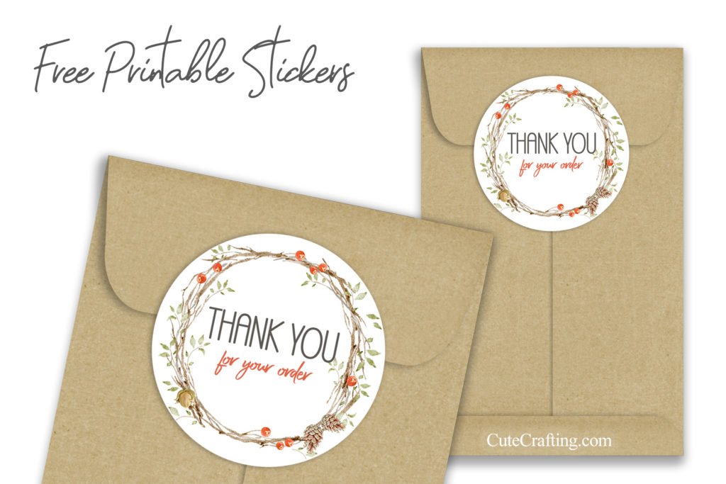 Christmas thank you for your order