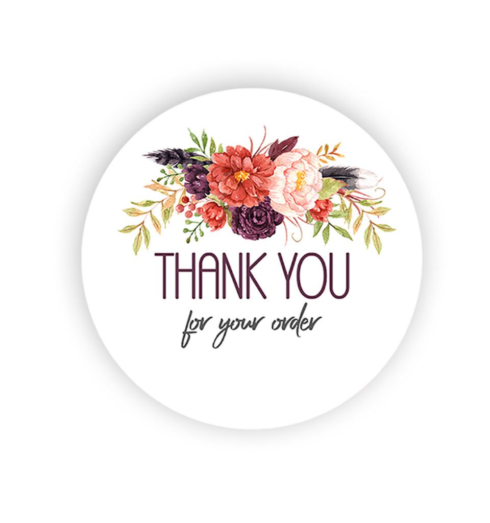 thank you label
