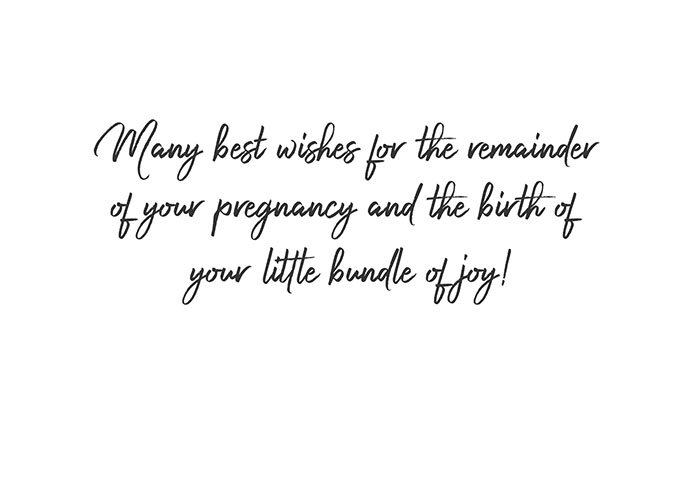 pregnancy inspiration quote printable card