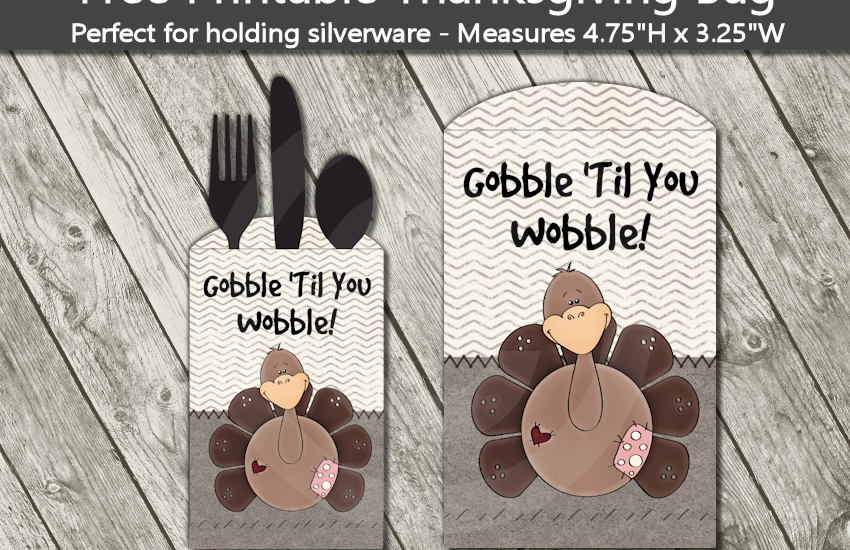 gobble til you wobble printable thanksgiving