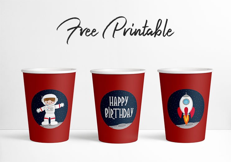 space shuttle party printable