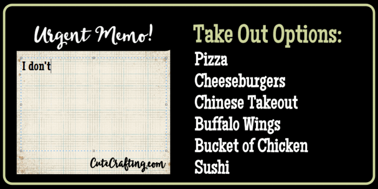 funny animation take out order