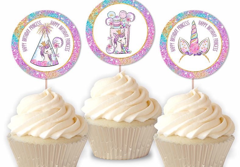 Happy Birthday Little Princess Unicorn Party Printable