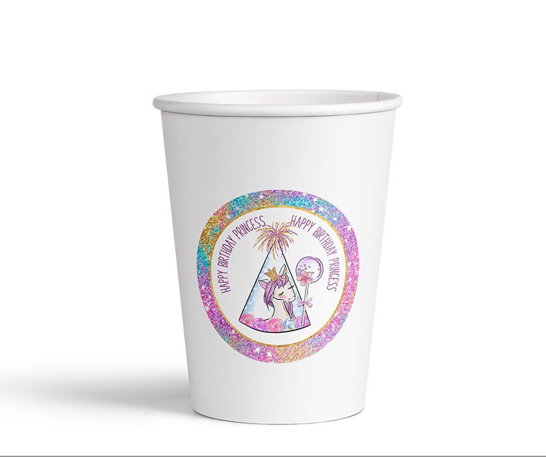 rainbow glitter unicorn party printable