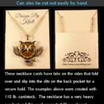 Necklace Card Pocket SVG