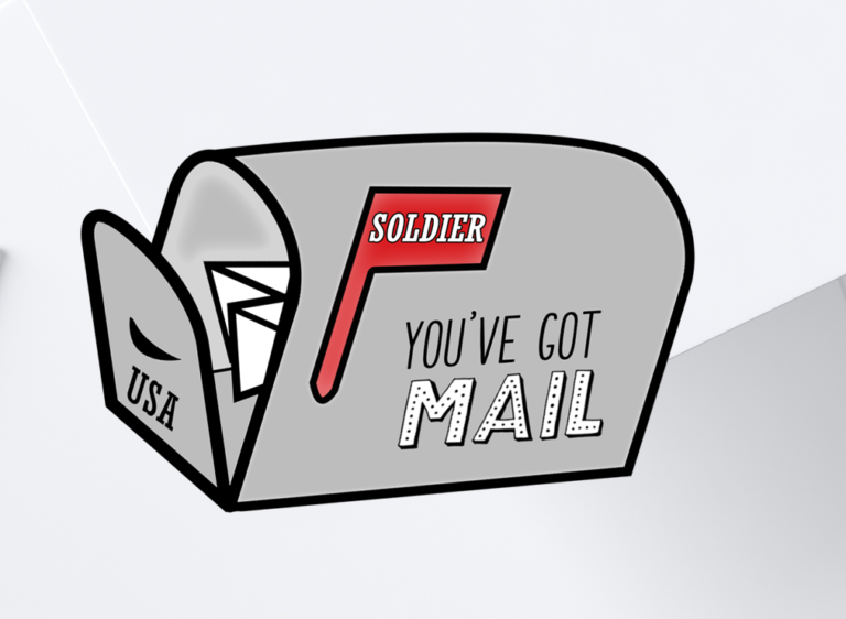 Soldier You've Got Mail Stickers Digital PNG