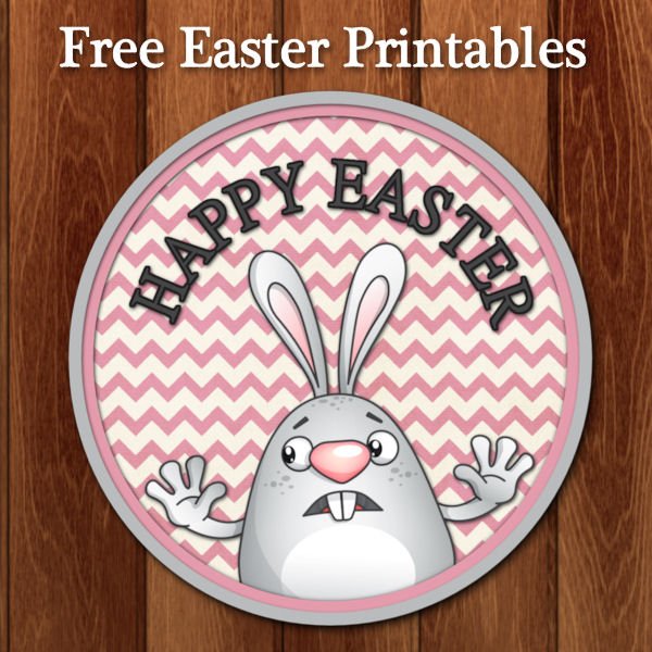 Happy Easter Bunny Stickers Free Download