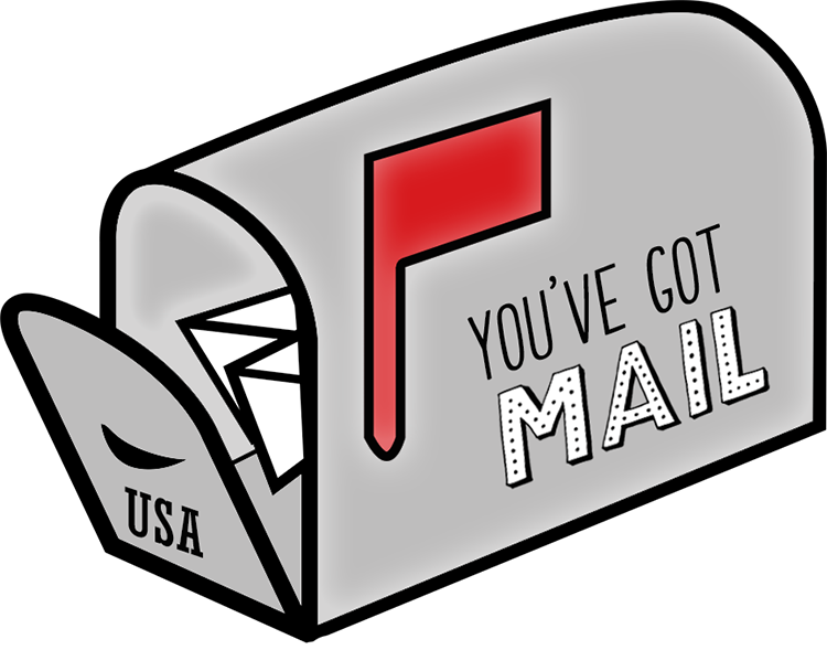 You've Got Mail CU Clipart