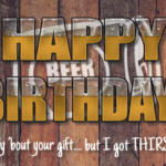 Birthday Beer