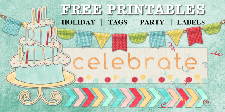 free birthday printable stickers cupcake toppers