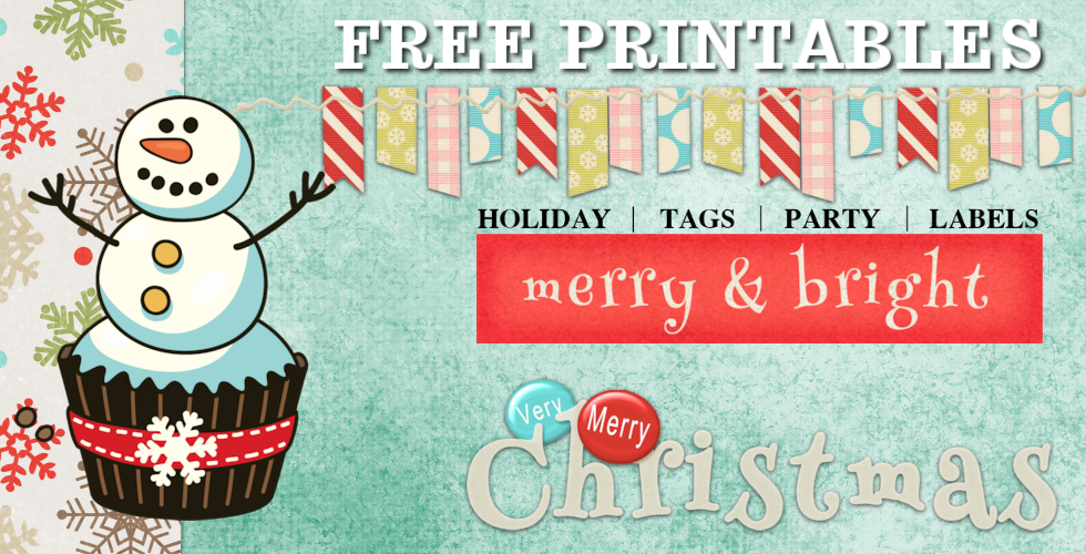 Printable Christmas Stickers Tags