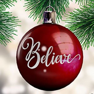 Christmas DXF SVG Believe Free Download