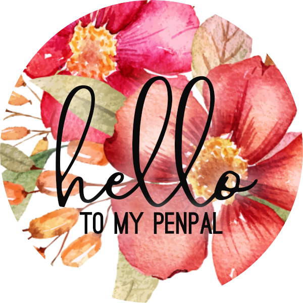 Hello Dear Friend Best Friend Pen Pal Stickers