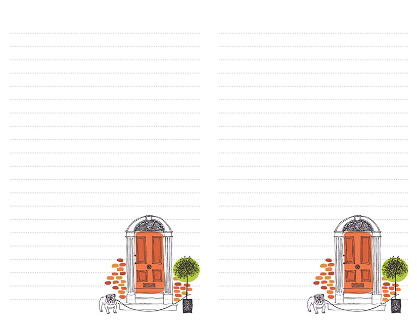 Orange Door Stationery