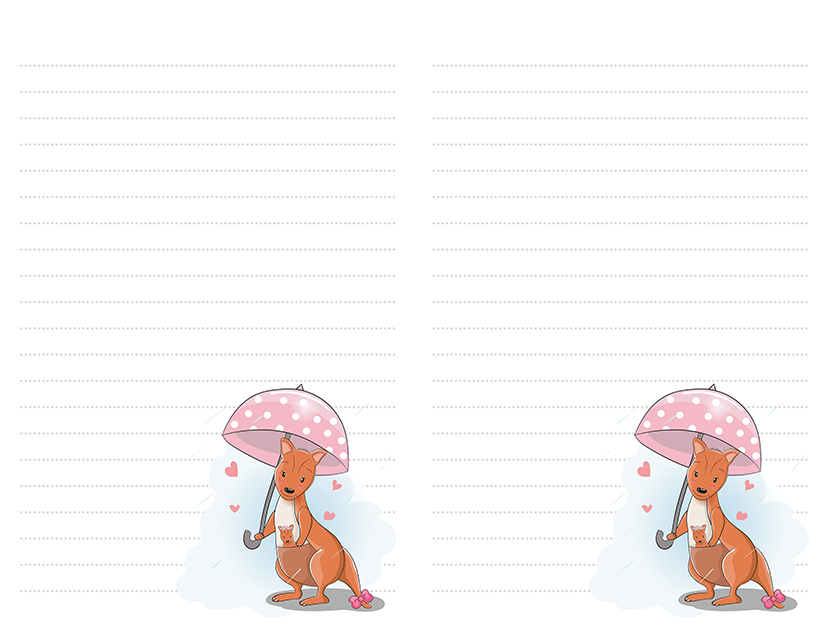 Kangaroo Umbrella Stationery