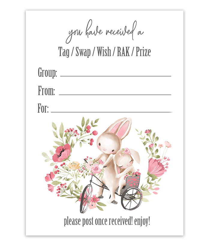 Mail Tag Swap Inserts