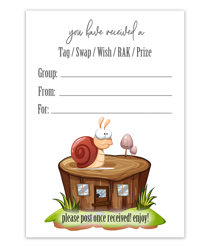 Snail Mail Package Inserts