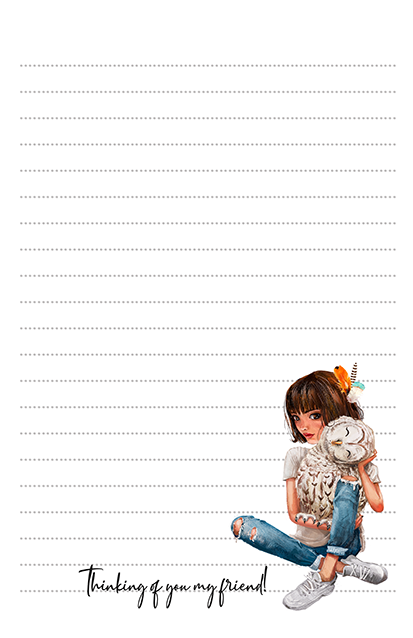 Owl Stationery